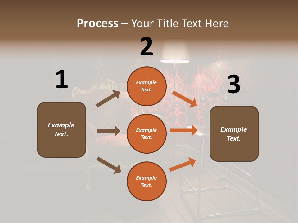 Decorative Texture Brown PowerPoint Template