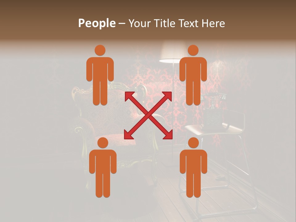 Decorative Texture Brown PowerPoint Template