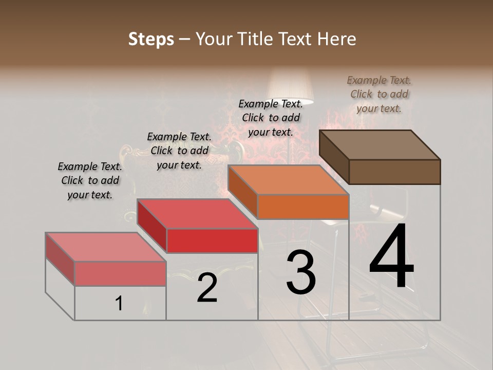 Decorative Texture Brown PowerPoint Template