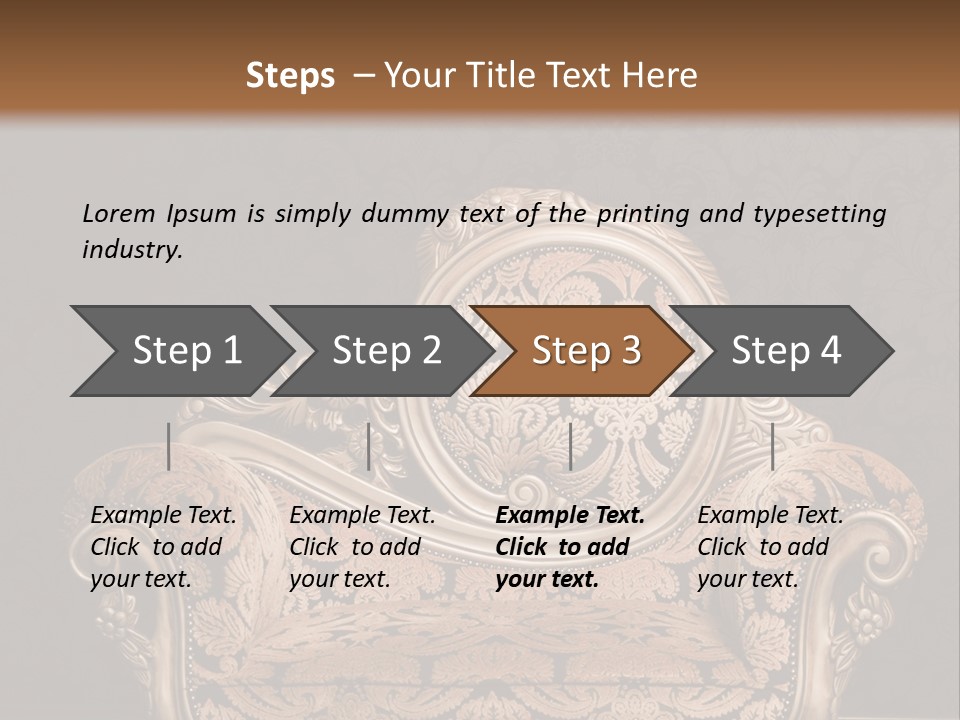 Wooden House Floor PowerPoint Template