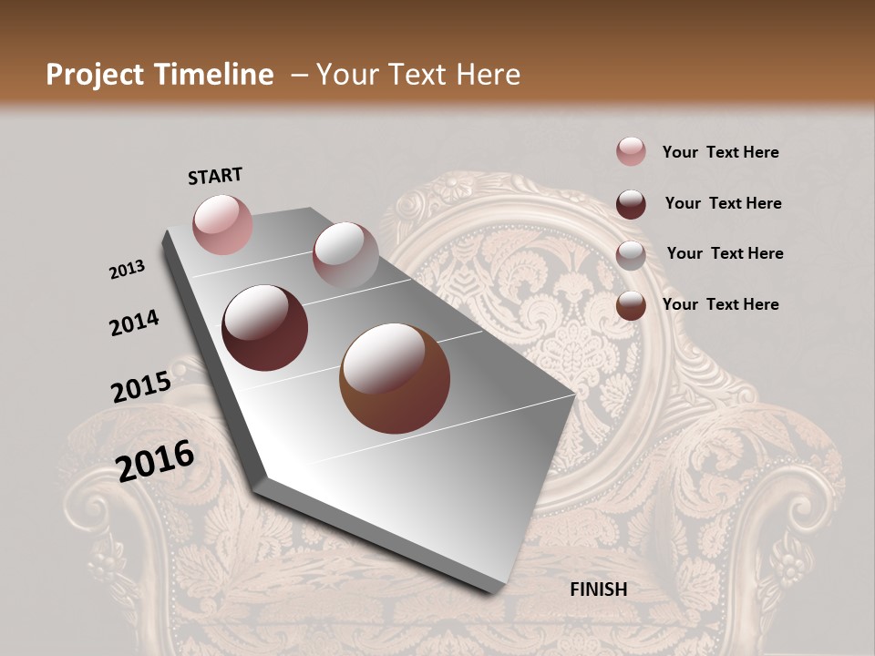 Wooden House Floor PowerPoint Template