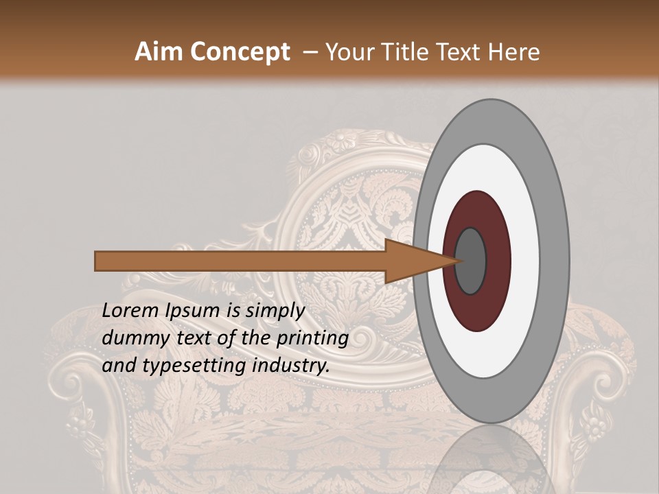 Wooden House Floor PowerPoint Template