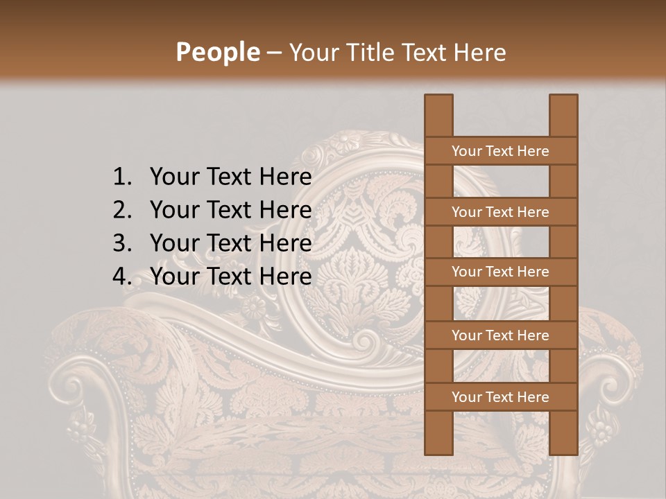 Wooden House Floor PowerPoint Template