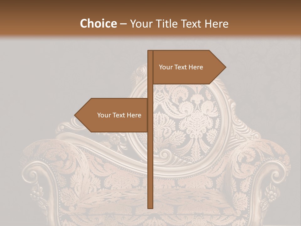 Wooden House Floor PowerPoint Template