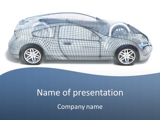 Technical Model Construction PowerPoint Template