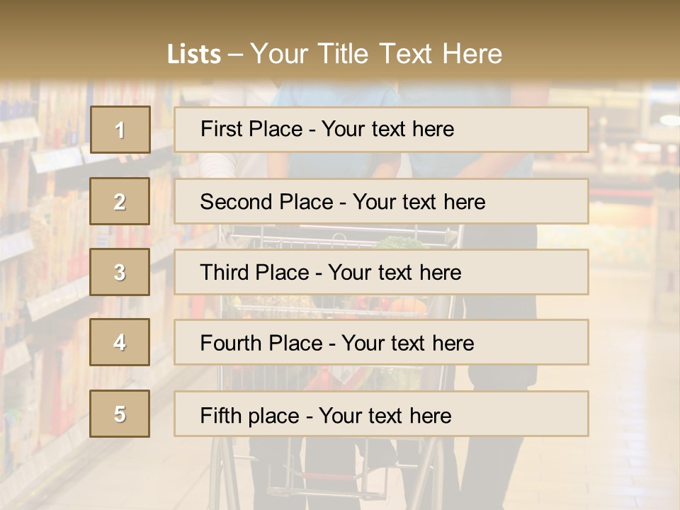 Vegetable Purchase Sexy PowerPoint Template
