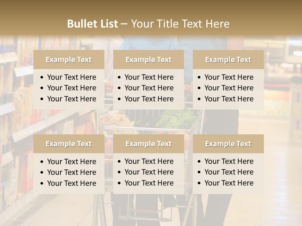Vegetable Purchase Sexy PowerPoint Template