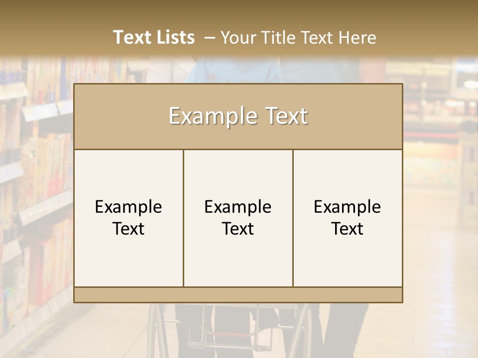 Vegetable Purchase Sexy PowerPoint Template