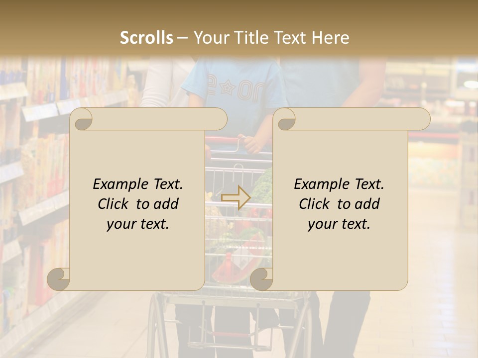 Vegetable Purchase Sexy PowerPoint Template