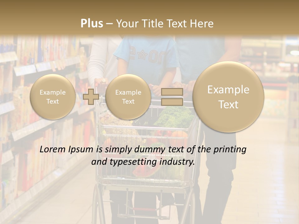 Vegetable Purchase Sexy PowerPoint Template
