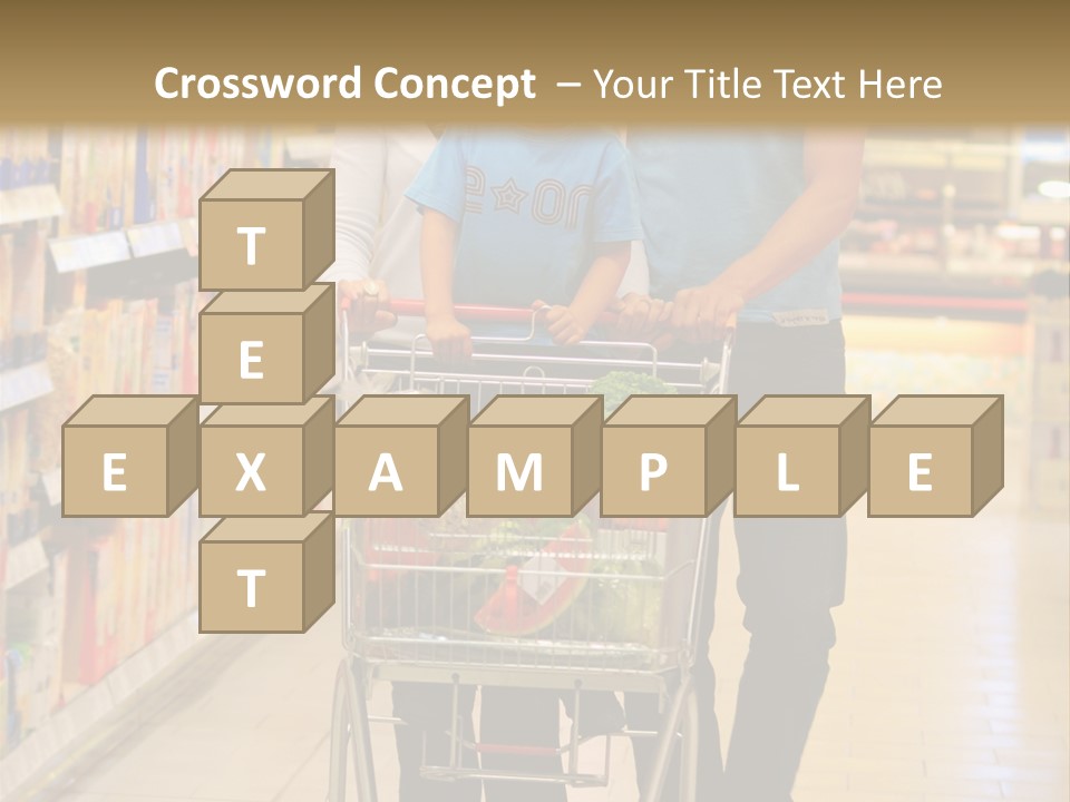 Vegetable Purchase Sexy PowerPoint Template