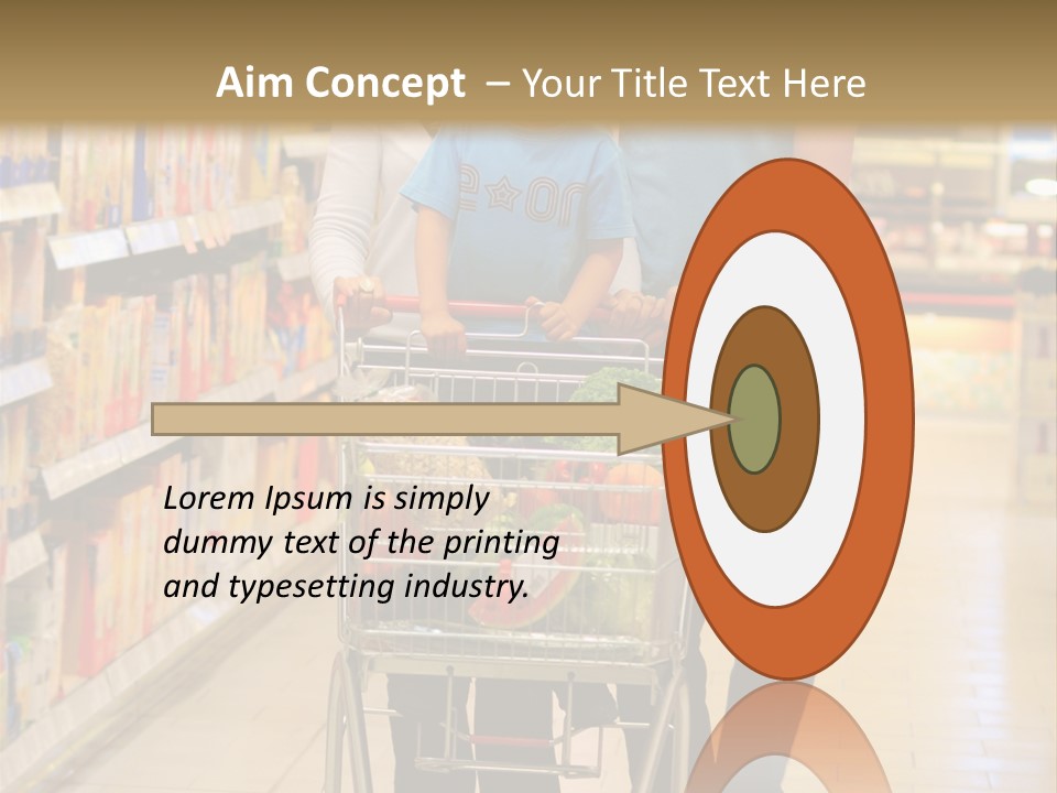 Vegetable Purchase Sexy PowerPoint Template