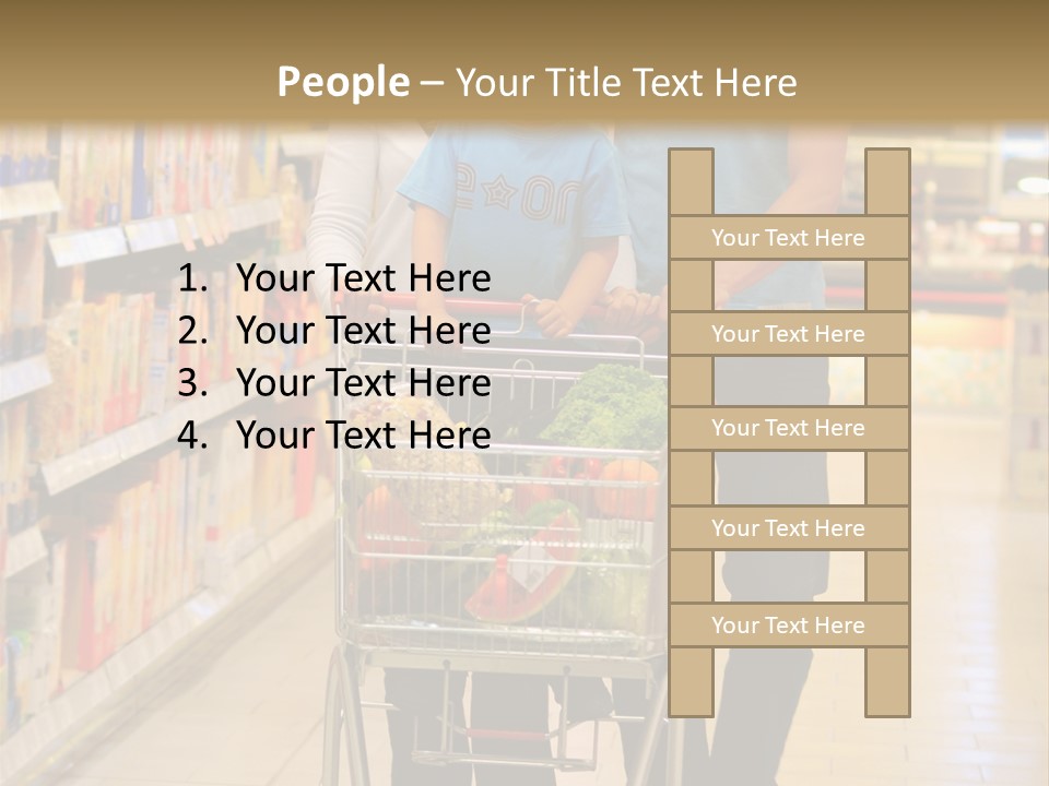 Vegetable Purchase Sexy PowerPoint Template