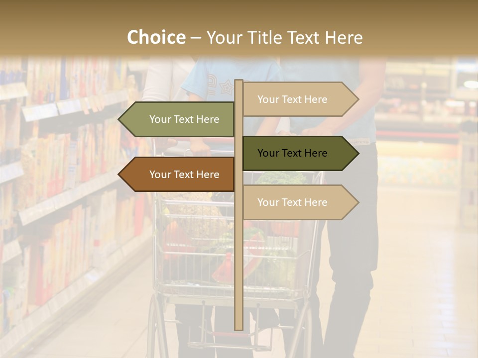 Vegetable Purchase Sexy PowerPoint Template