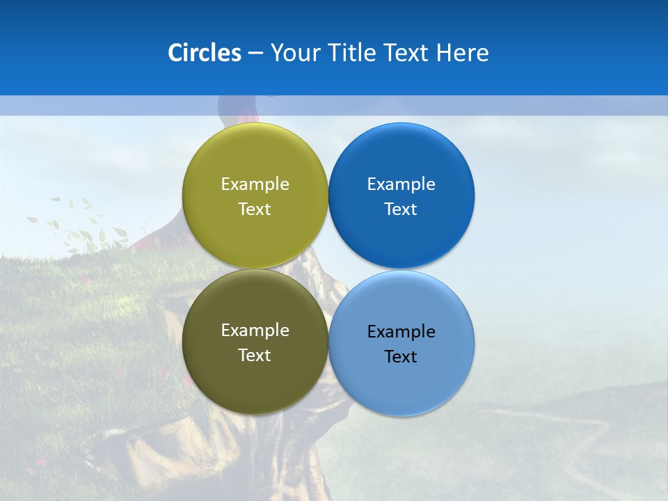 Cloud Green Bright PowerPoint Template