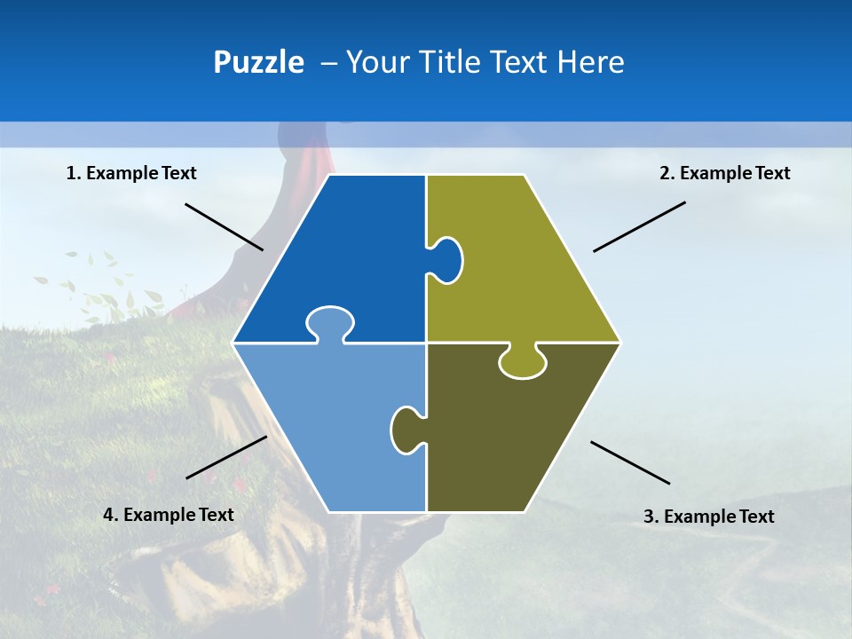 Cloud Green Bright PowerPoint Template