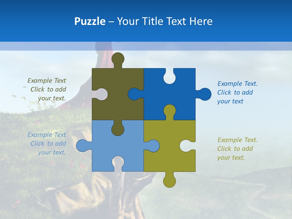 Cloud Green Bright PowerPoint Template