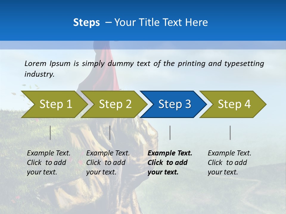 Cloud Green Bright PowerPoint Template