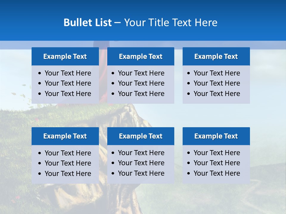 Cloud Green Bright PowerPoint Template