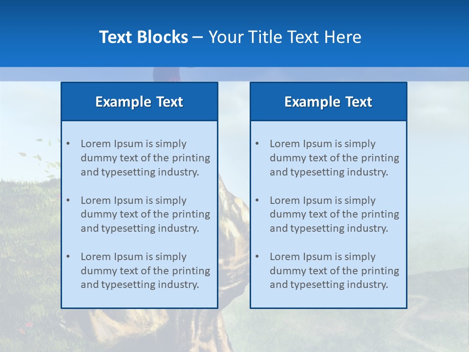Cloud Green Bright PowerPoint Template