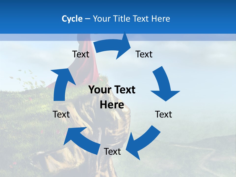 Cloud Green Bright PowerPoint Template