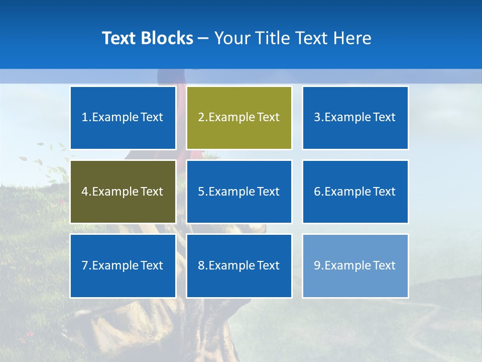 Cloud Green Bright PowerPoint Template