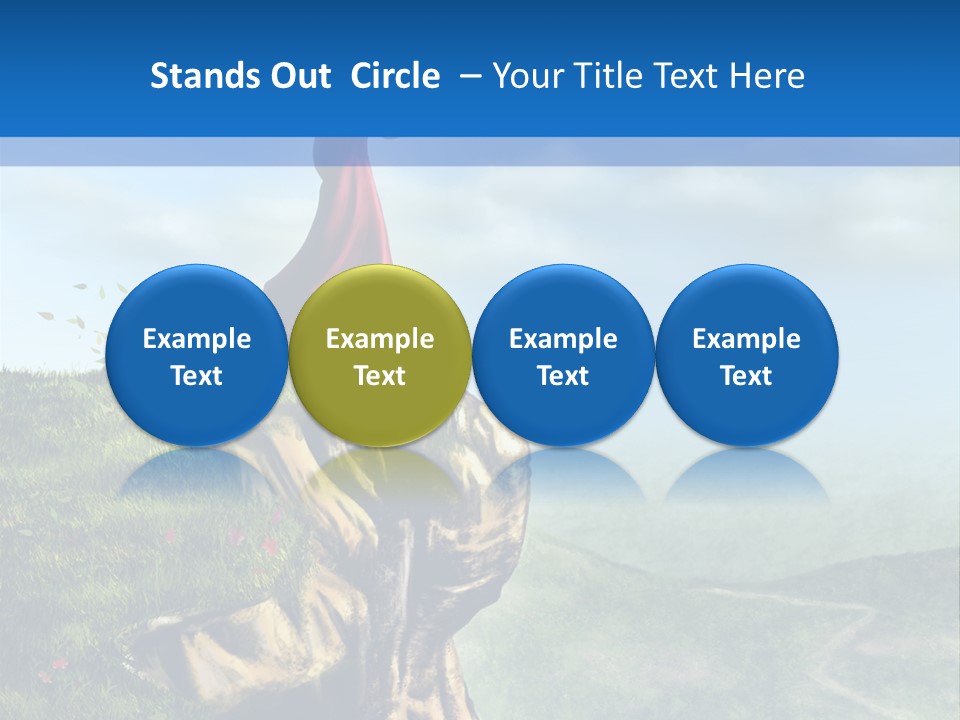 Cloud Green Bright PowerPoint Template