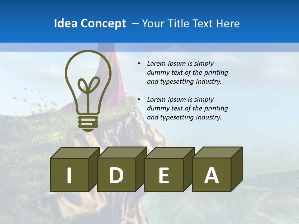 Cloud Green Bright PowerPoint Template