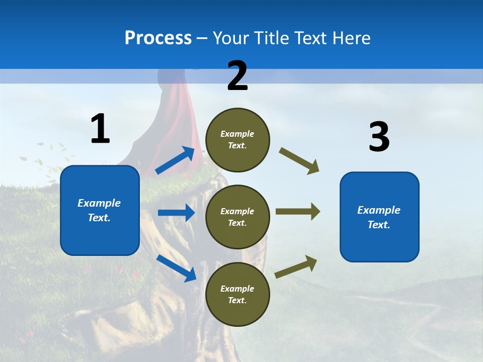 Cloud Green Bright PowerPoint Template