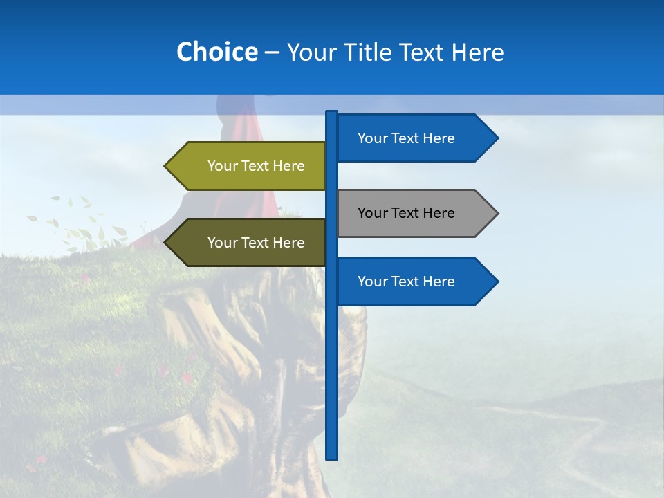 Cloud Green Bright PowerPoint Template