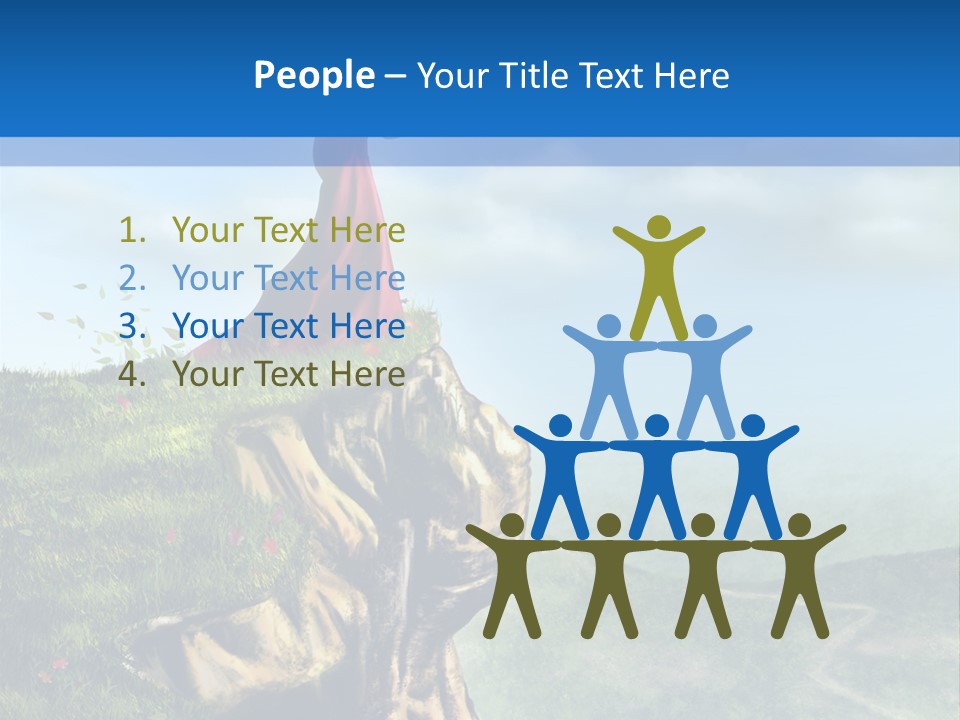 Cloud Green Bright PowerPoint Template