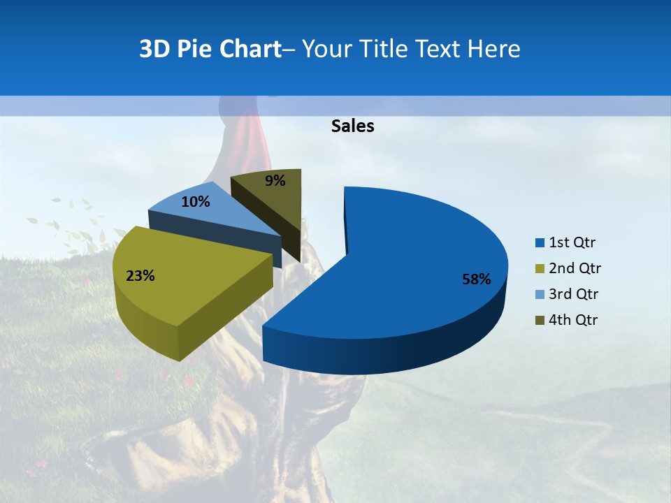Cloud Green Bright PowerPoint Template