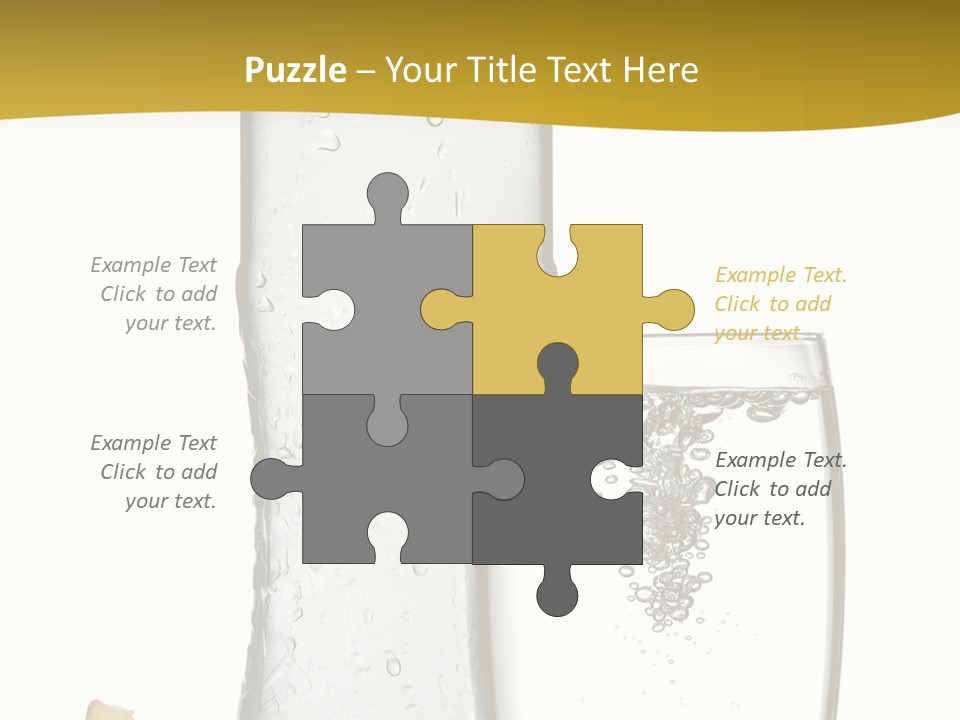 Ripple Orange Water PowerPoint Template