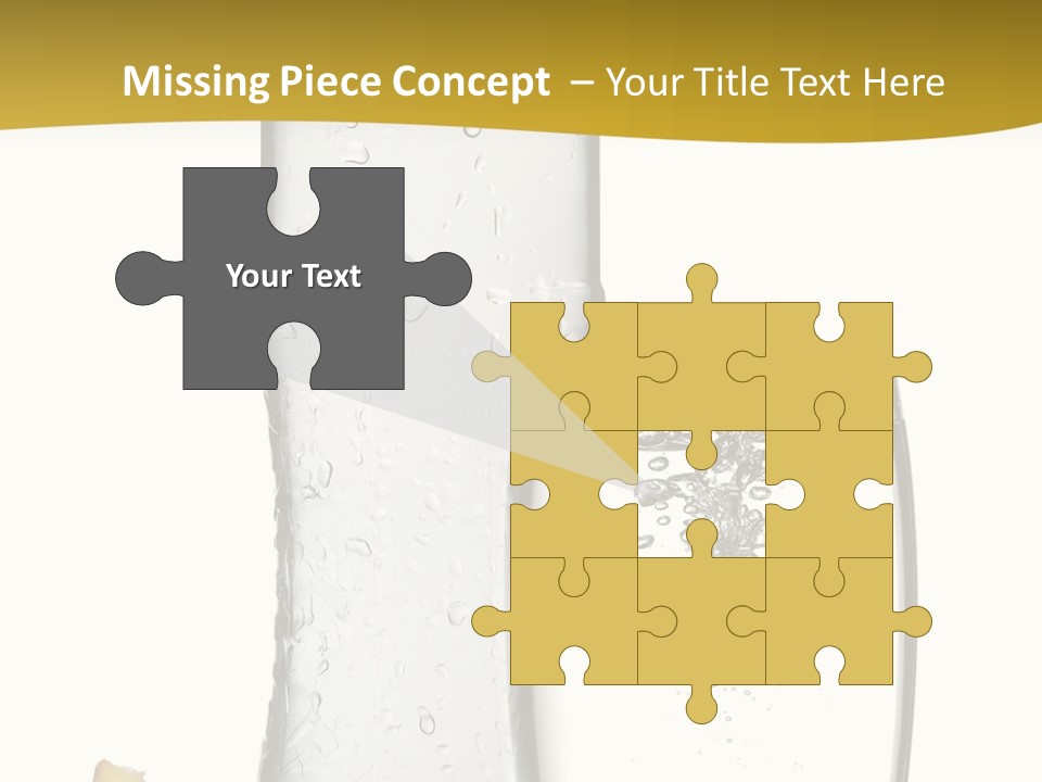 Ripple Orange Water PowerPoint Template