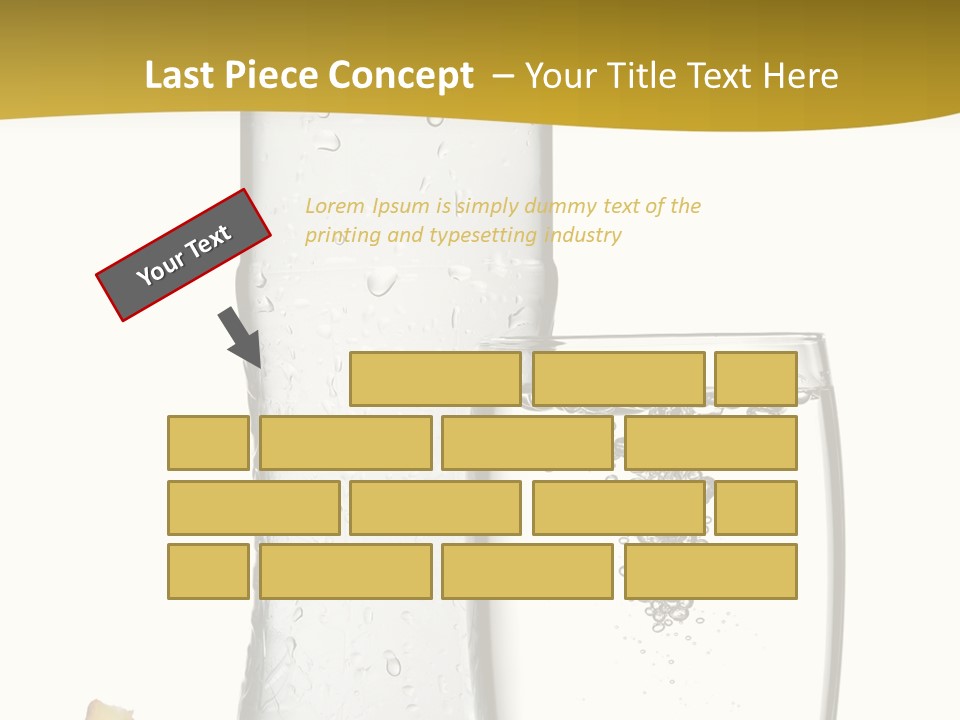 Ripple Orange Water PowerPoint Template