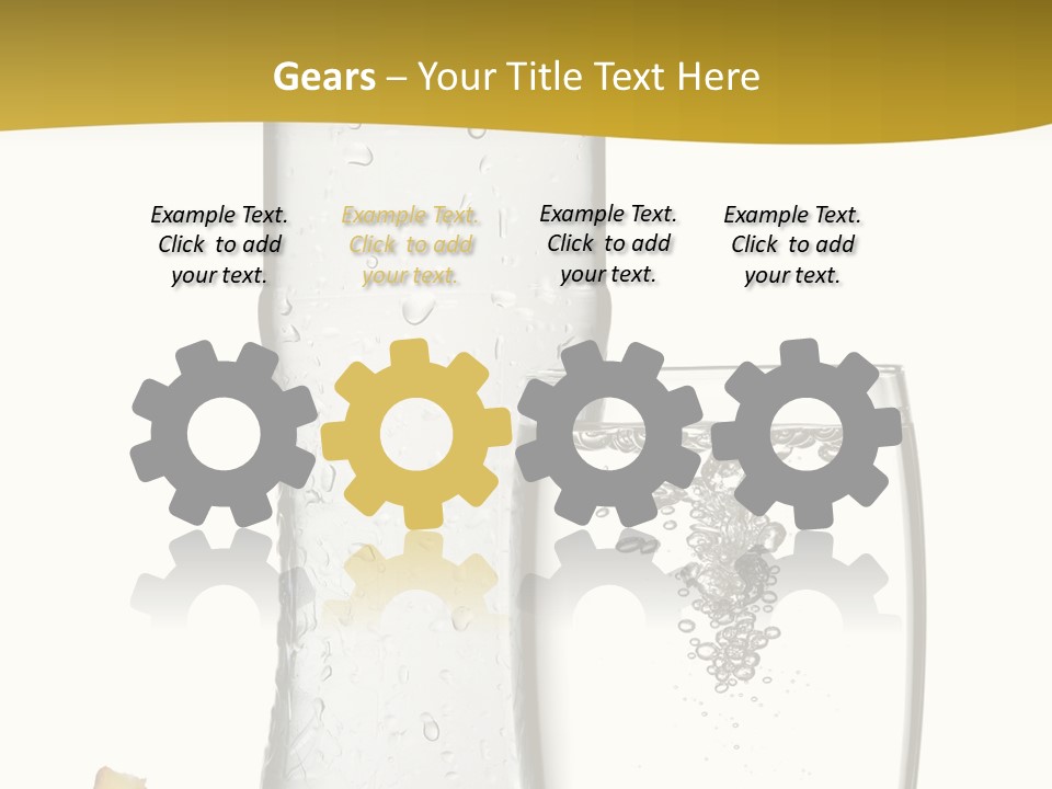 Ripple Orange Water PowerPoint Template