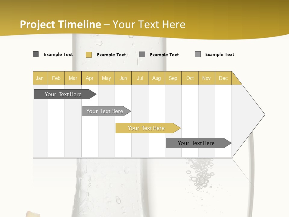 Ripple Orange Water PowerPoint Template