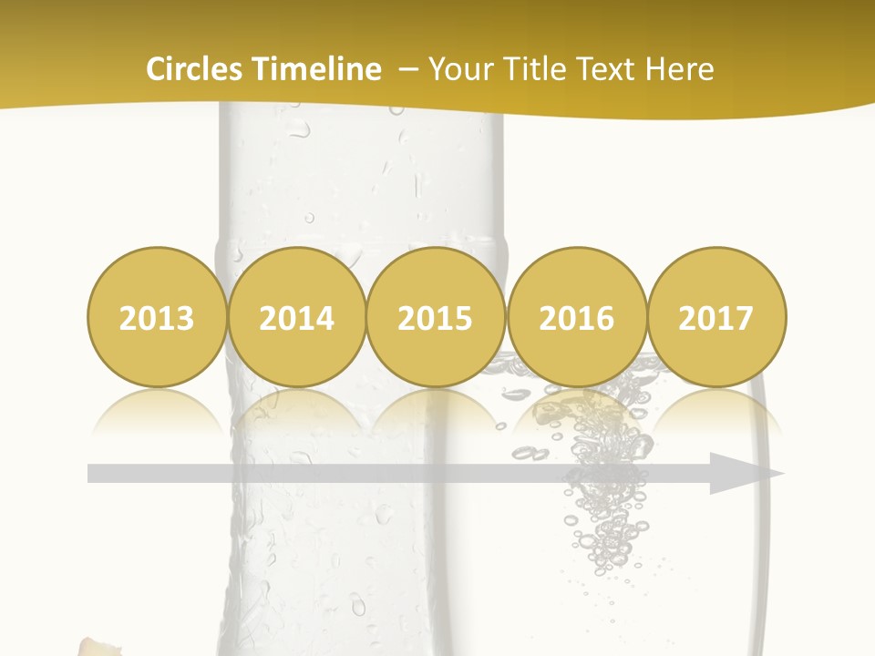 Ripple Orange Water PowerPoint Template