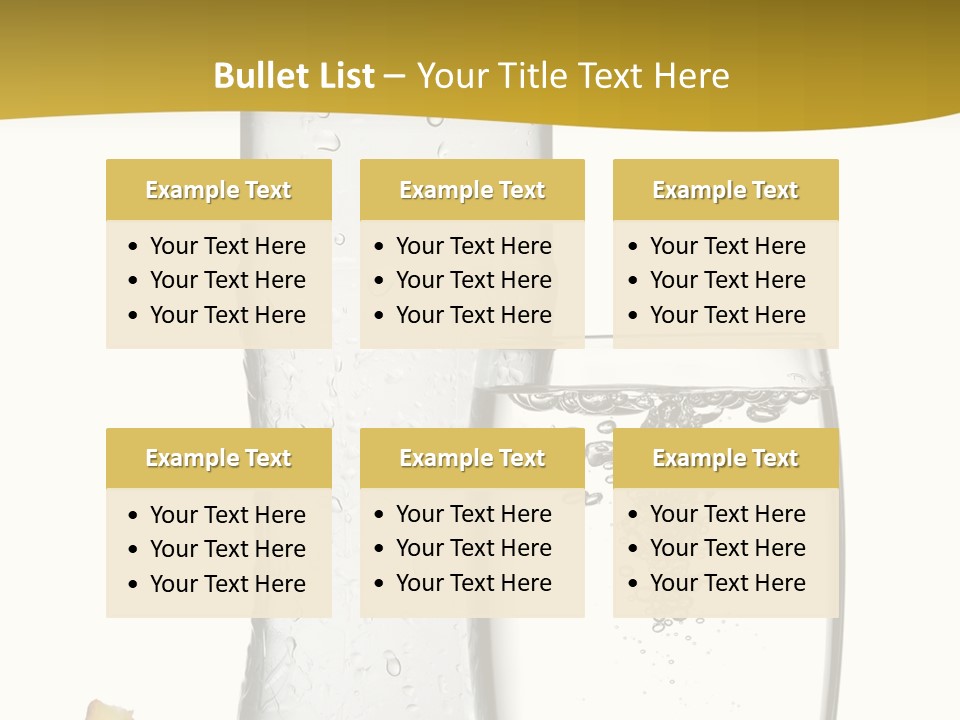 Ripple Orange Water PowerPoint Template