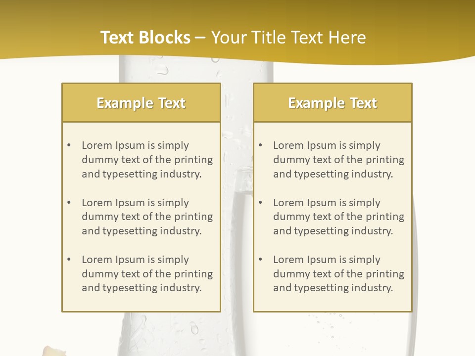 Ripple Orange Water PowerPoint Template