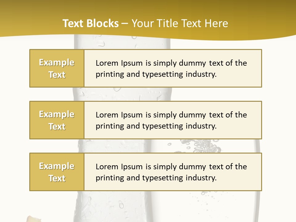 Ripple Orange Water PowerPoint Template