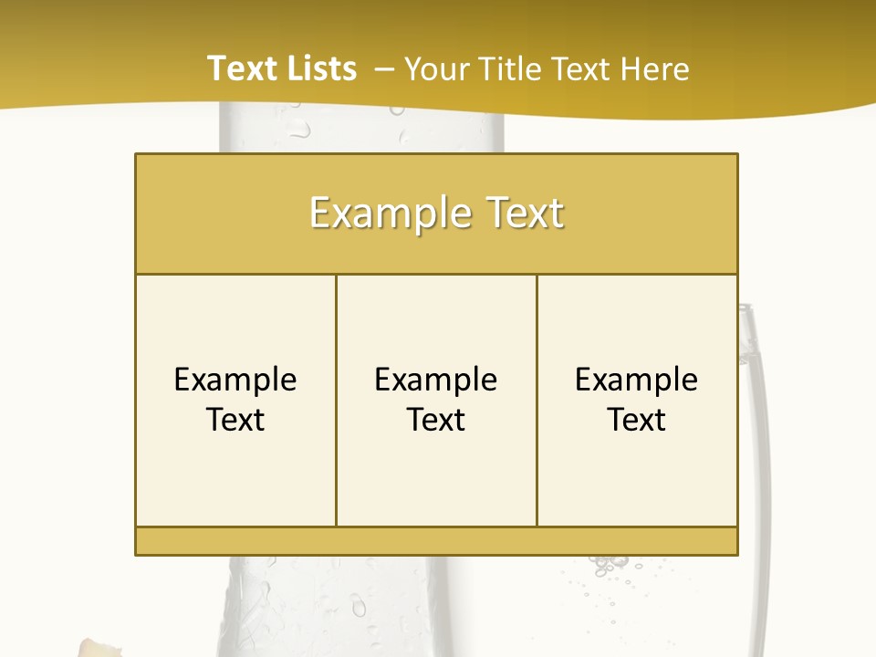 Ripple Orange Water PowerPoint Template