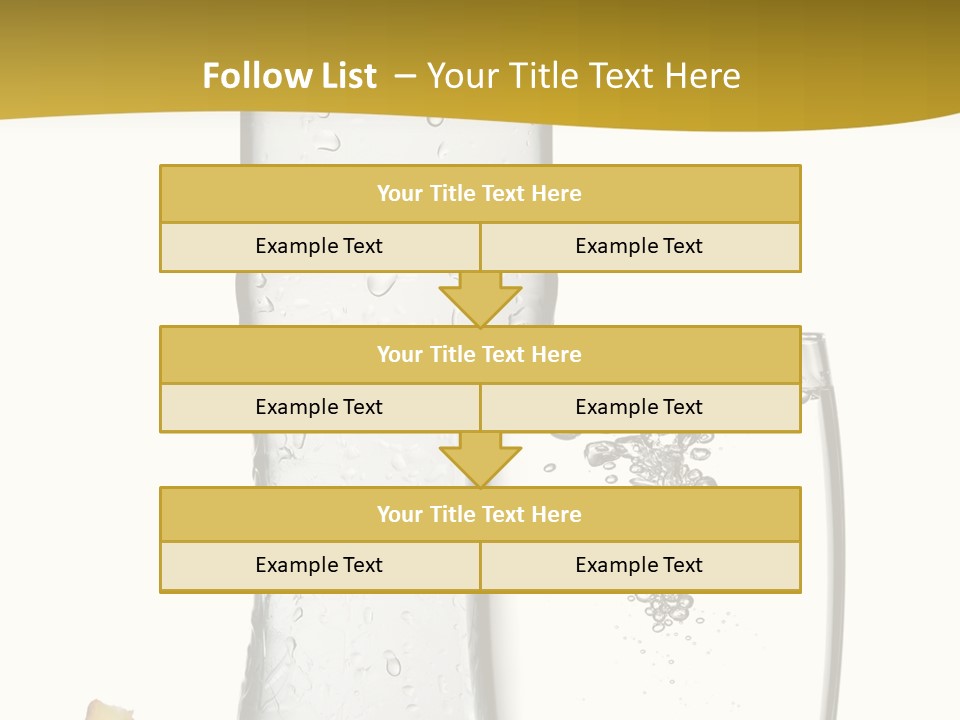 Ripple Orange Water PowerPoint Template