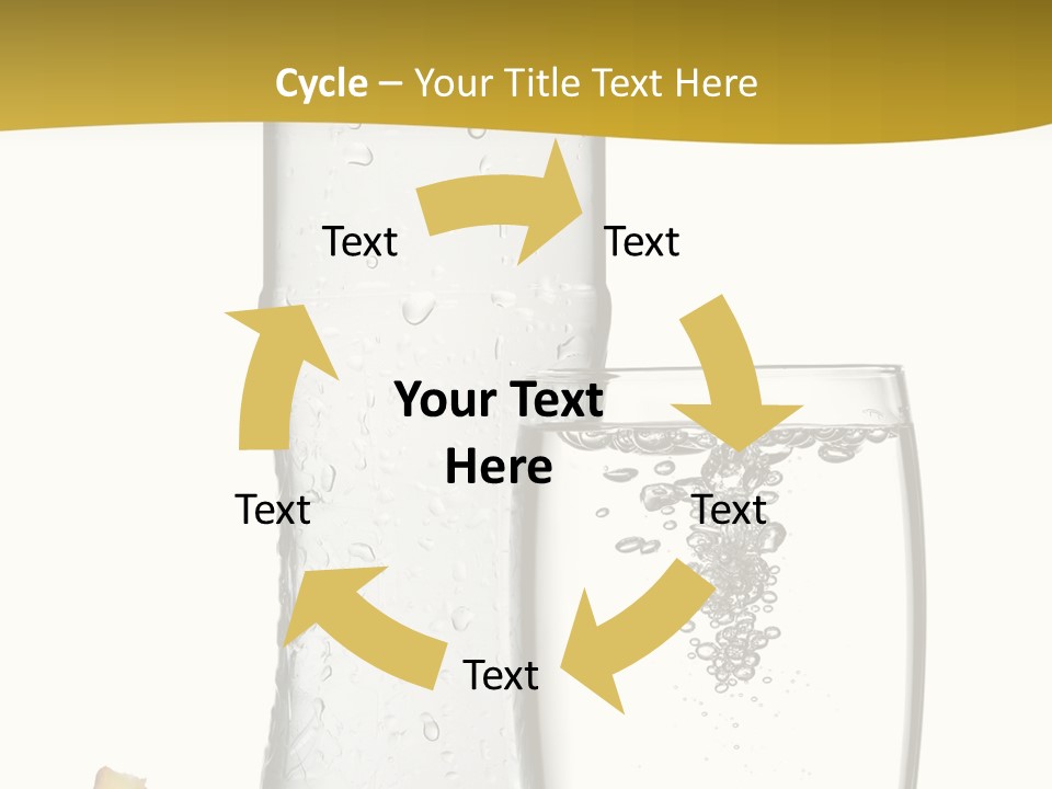 Ripple Orange Water PowerPoint Template