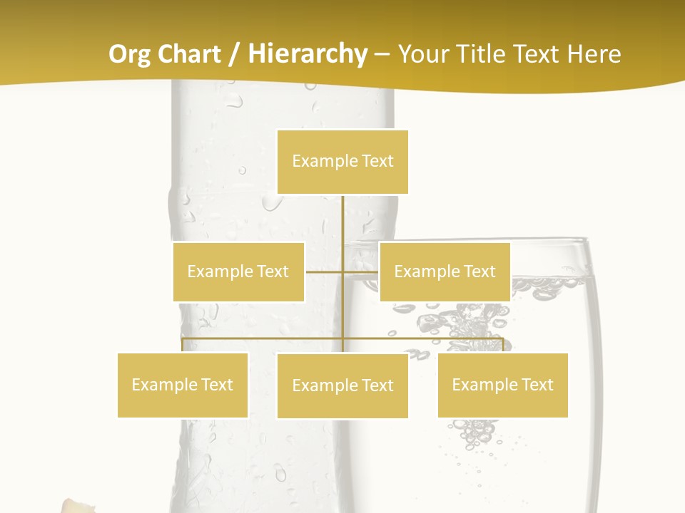 Ripple Orange Water PowerPoint Template