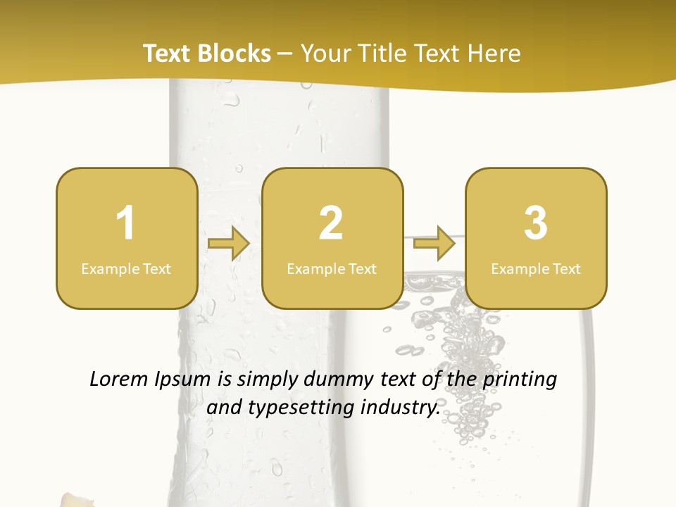 Ripple Orange Water PowerPoint Template