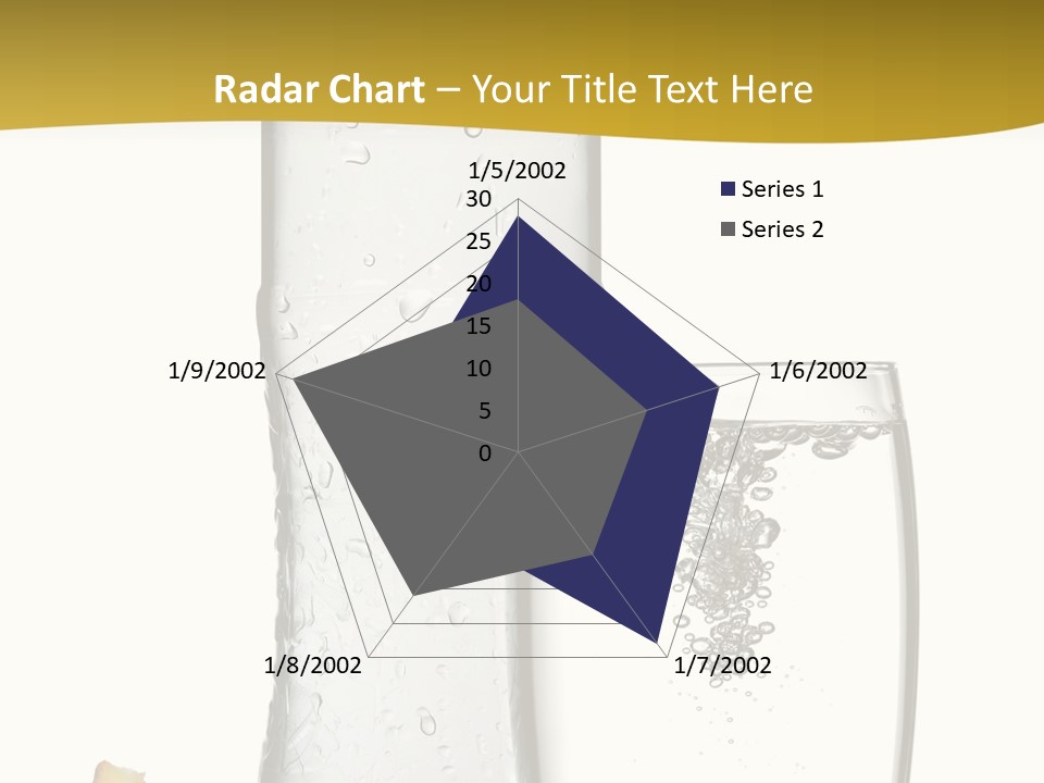 Ripple Orange Water PowerPoint Template