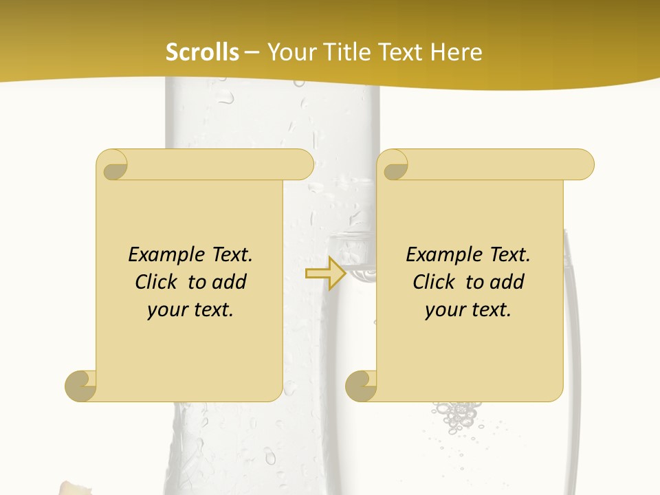 Ripple Orange Water PowerPoint Template