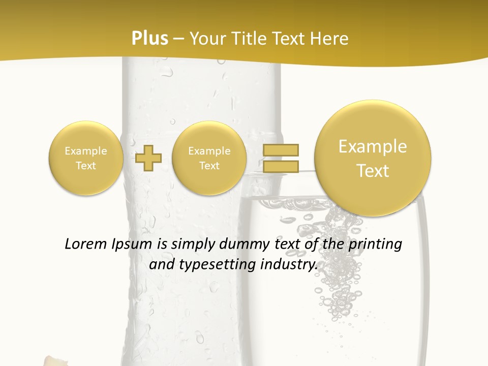 Ripple Orange Water PowerPoint Template