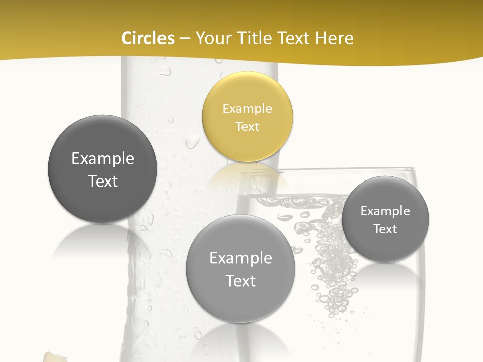 Ripple Orange Water PowerPoint Template